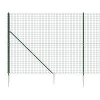 Produktbild för Stängsel med markspett grön 1,4x25 m