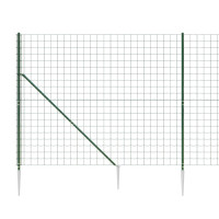 Produktbild för Stängsel med markspett grön 1,8x25 m