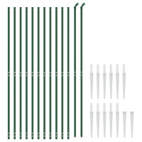 Produktbild för Stängsel med markspett grön 2x25 m