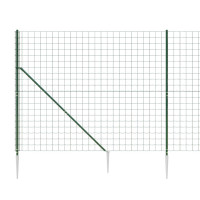 Produktbild för Stängsel med markspett grön 2x25 m