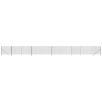 Produktbild för Stängsel antracit 1,6x25 m galvaniserat stål