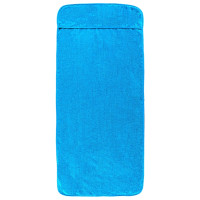 Produktbild för Badhanddukar 2 st turkos 75x200 cm tyg 400 gsm