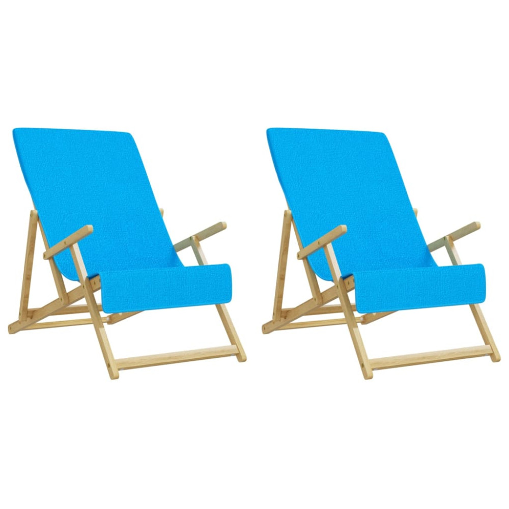 Produktbild för Badhanddukar 2 st turkos 60x135 cm tyg 400 gsm