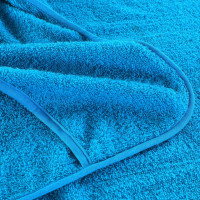 Produktbild för Badhanddukar 2 st turkos 60x135 cm tyg 400 gsm