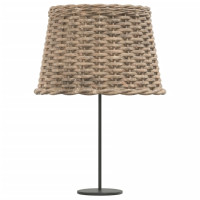 Produktbild för Lampskärm brun Ø40x26 cm korgmaterial