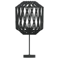 Miniatyr av produktbild för Lampskärm svart Ø23x28 cm järn och papper