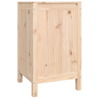 Produktbild för Tvättkorg 44x44x76 cm massiv furu