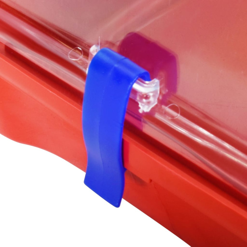 Produktbild för Hamsterbur röd 57x33x26 cm polypropen
