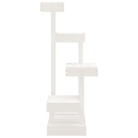 Produktbild för Kattmöbel vit 45,5x49x103 cm massiv furu