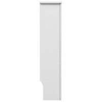 Produktbild för Elementskydd 2 st vit 172x19x81,5 cm MDF