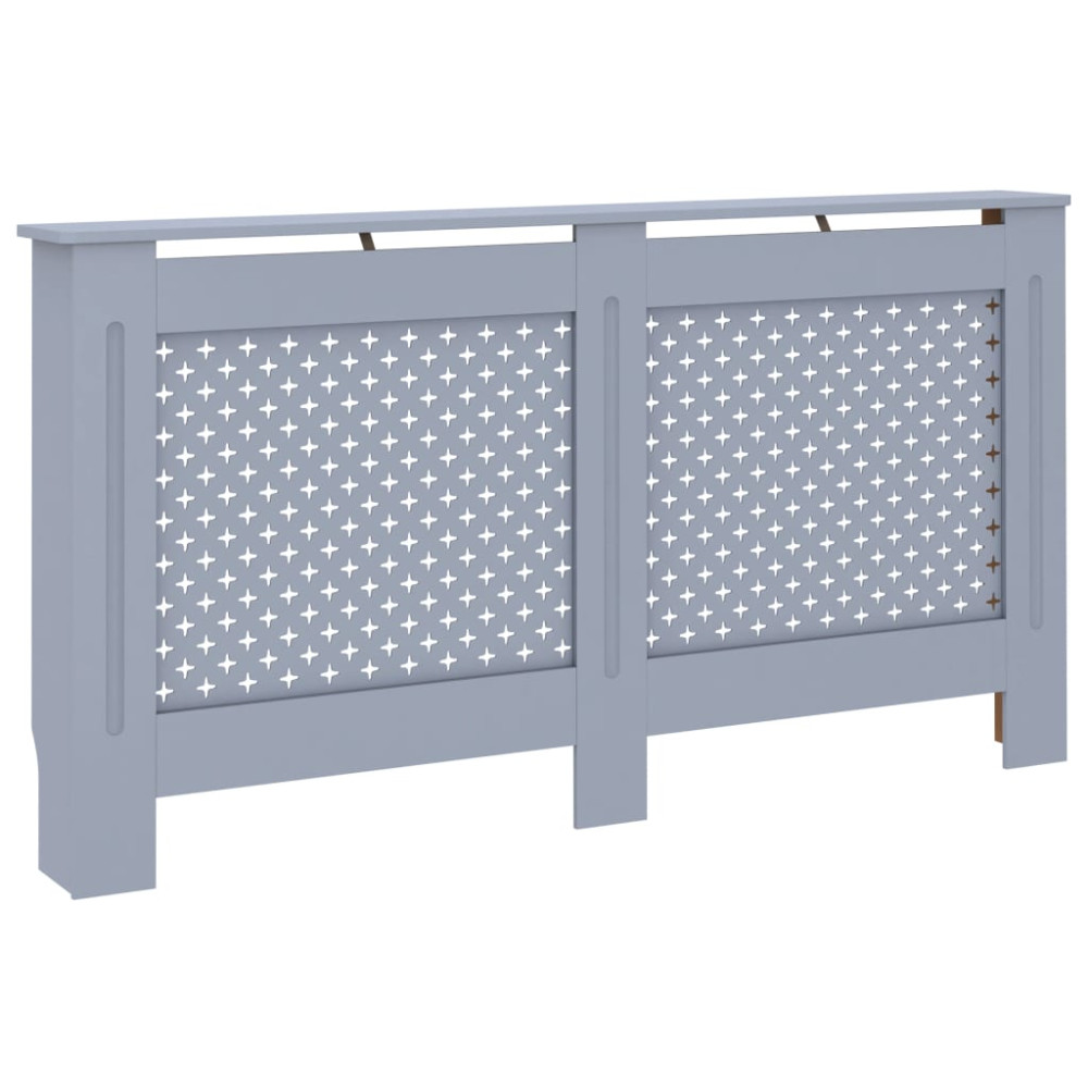 Produktbild för Elementskydd antracit 152x19x81,5 cm MDF