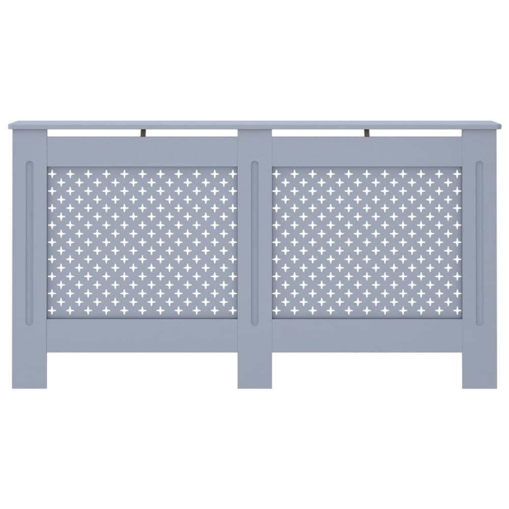 Produktbild för Elementskydd antracit 152x19x81,5 cm MDF