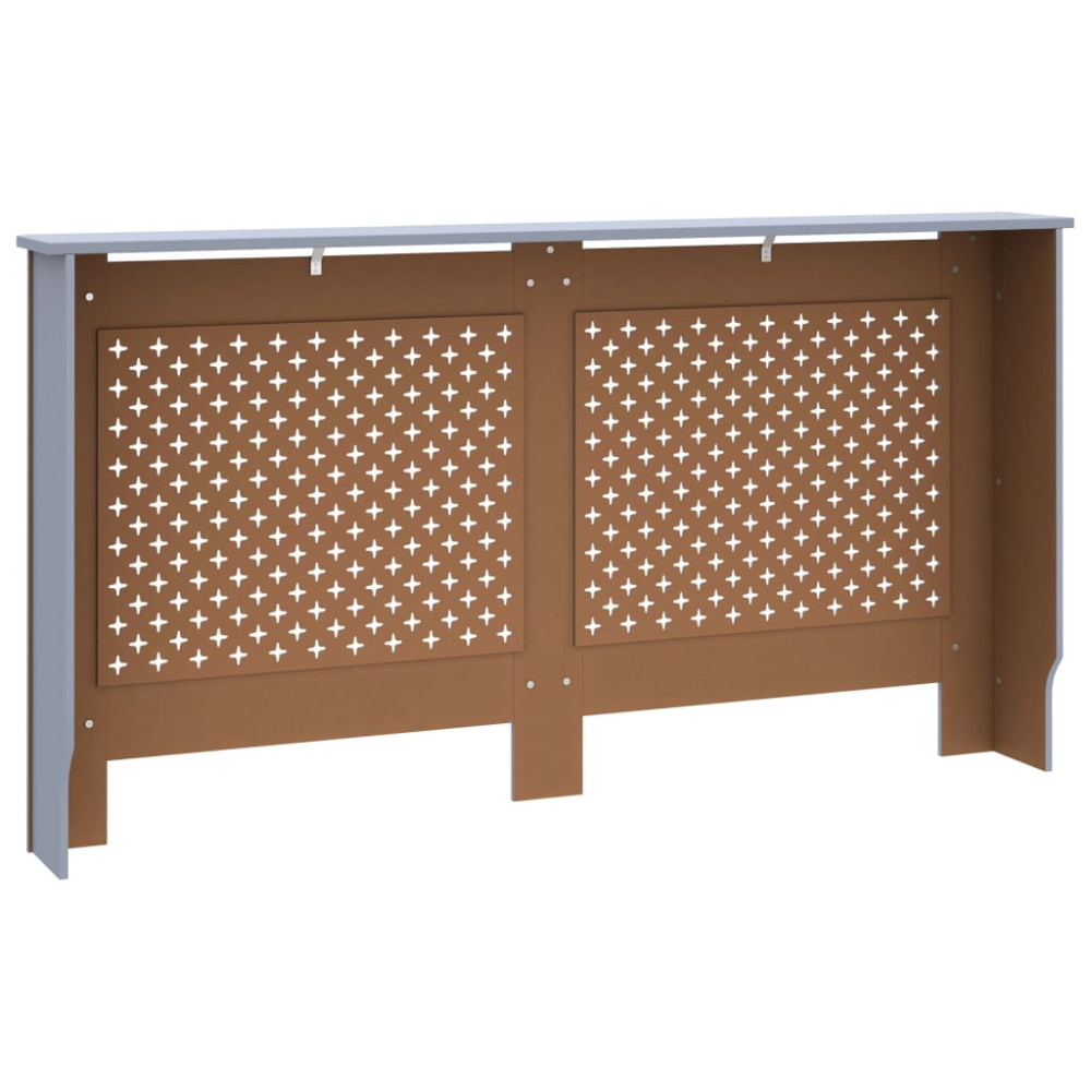 Produktbild för Elementskydd antracit 152x19x81,5 cm MDF