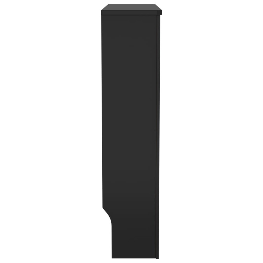 Produktbild för Elementskydd konstruerat trä svart 78 cm