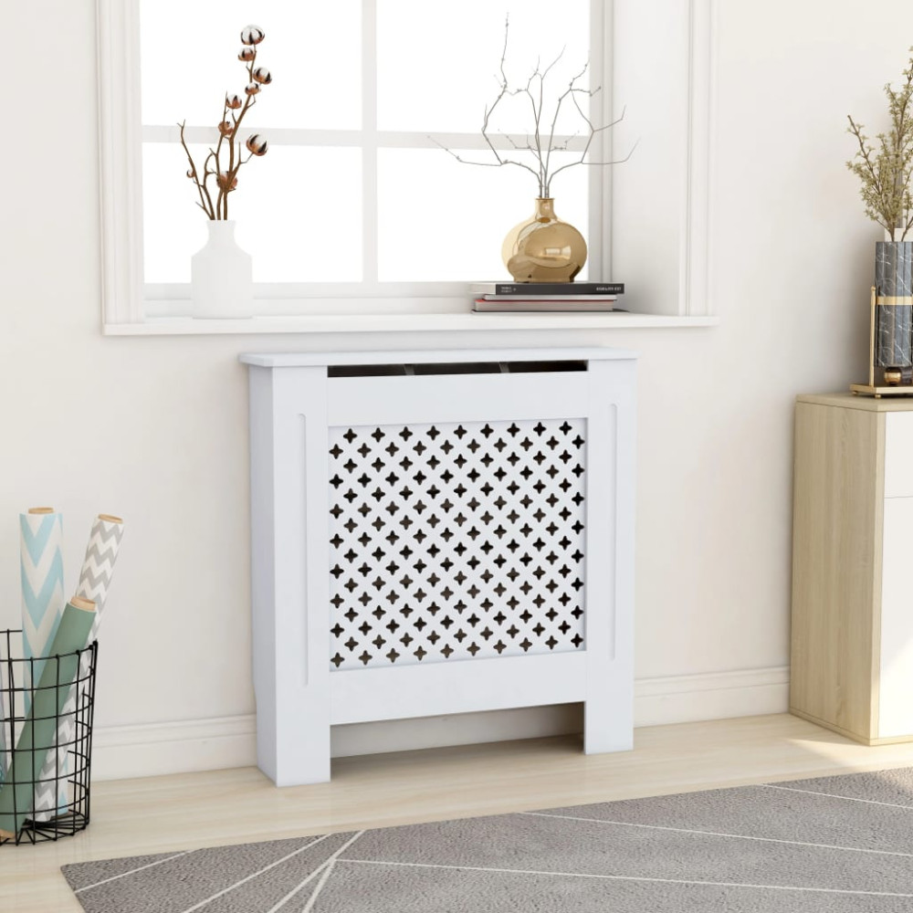 Produktbild för Elementskydd MDF vit 78 cm