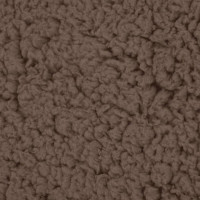 Miniatyr av produktbild för Ergonomisk hundmadrass 75x53 cm linnelook fleece brun