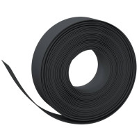 Produktbild för Rabattkant svart 10 m 15 cm polyeten