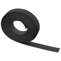 Produktbild för Rabattkant svart 10 m 10 cm polyeten