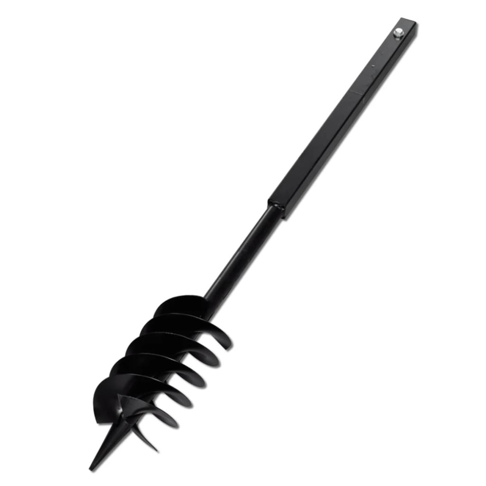 Produktbild för Jordborr 120 mm Stål inkl. förlängningsrör 9 meter