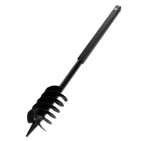 Produktbild för Jordborr 120 mm Stål inkl. förlängningsrör 9 meter