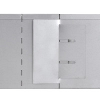 Produktbild för Rabattkanter 10 st galvaniserat stål 100x20 cm