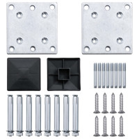 Miniatyr av produktbild för Staketpanel WPC 1218x186 cm grå