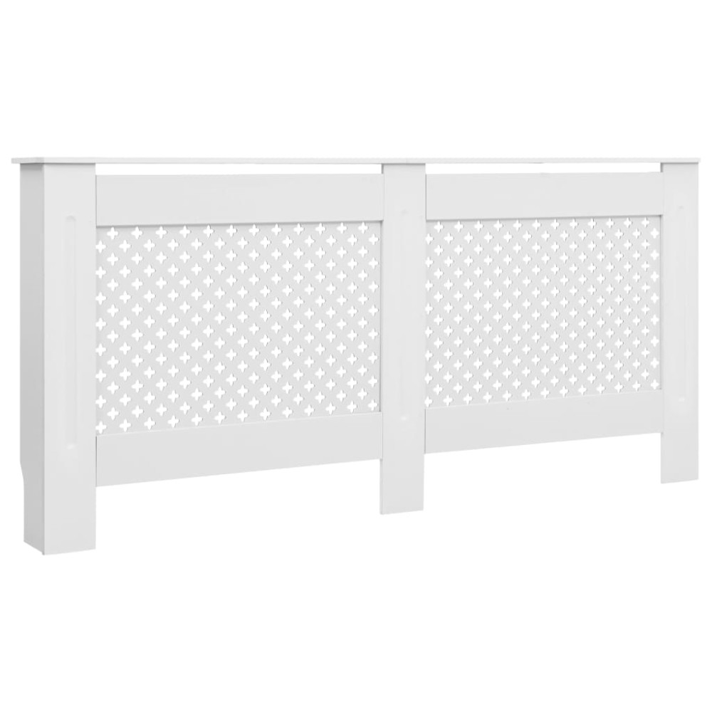 Produktbild för Elementskydd vit 172x19x81,5 cm MDF