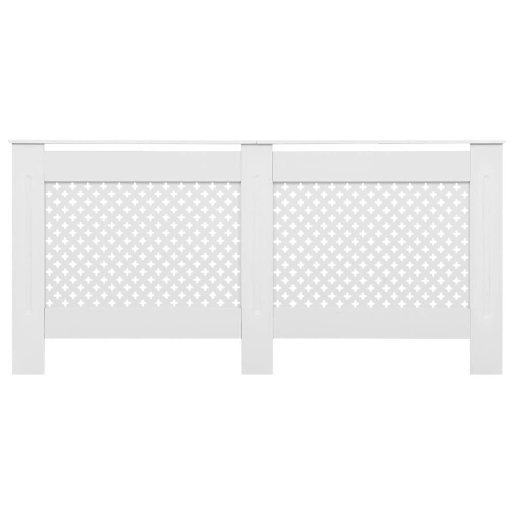 Produktbild för Elementskydd vit 172x19x81,5 cm MDF
