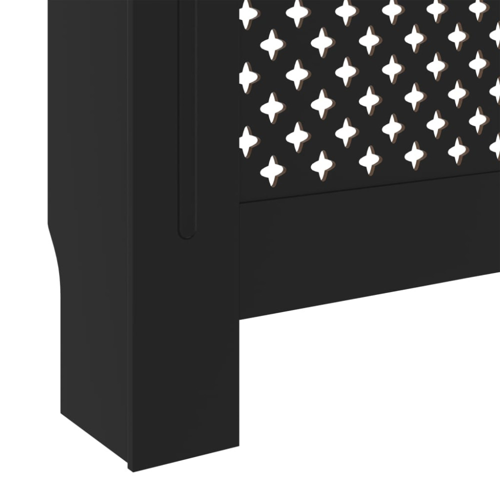 Produktbild för Elementskydd MDF svart 205 cm