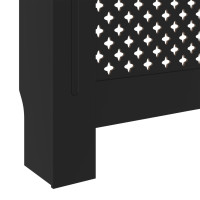 Produktbild för Elementskydd MDF svart 205 cm