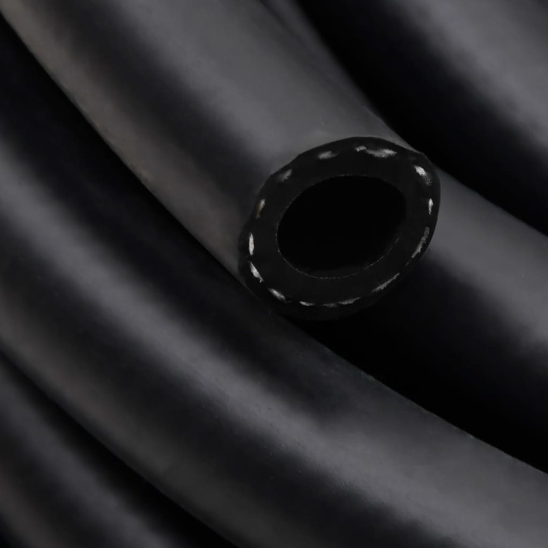 Produktbild för Luftslang hybrid svart 2 m gummi och PVC