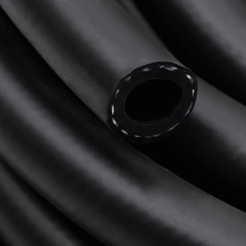 Produktbild för Luftslang hybrid svart 5 m gummi och PVC