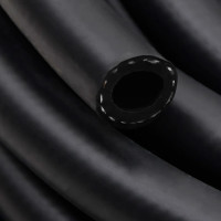 Produktbild för Luftslang hybrid svart 10 m gummi och PVC