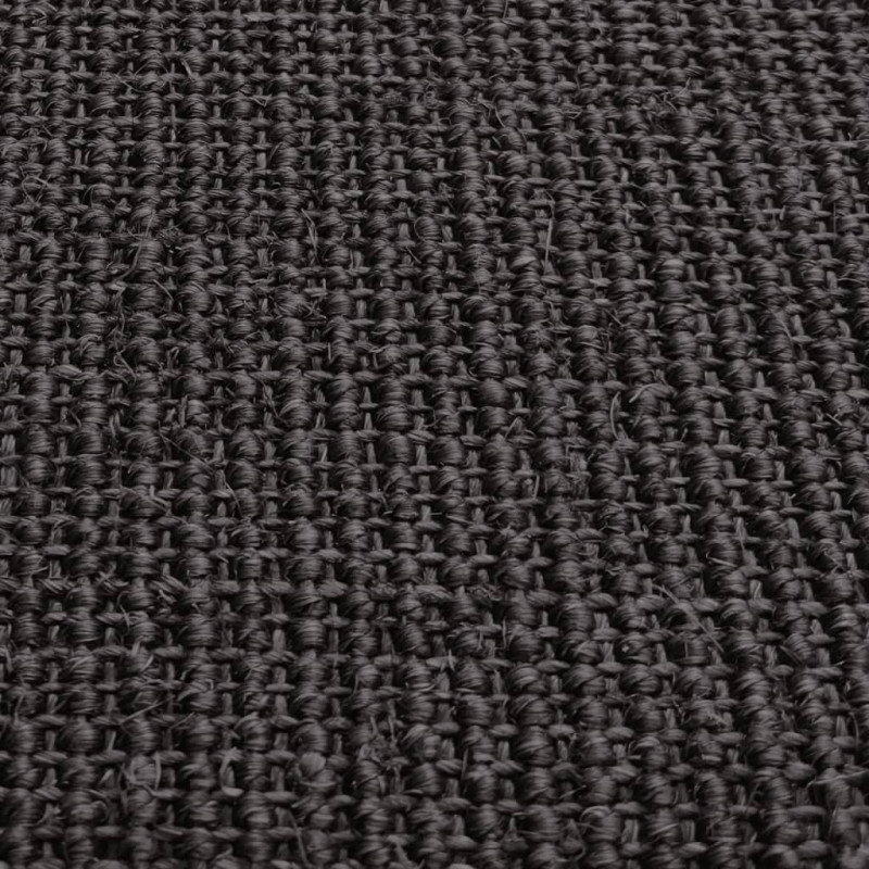 Produktbild för Sisalmatta för klösstolpe svart 80x250 cm