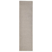 Produktbild för Sisalmatta för klösstolpe sandfärgad 80x300 cm