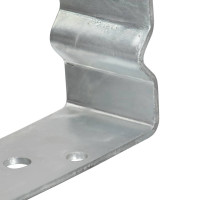 Produktbild för Jordankare 6 st silver 8x6x15 cm galvaniserat stål