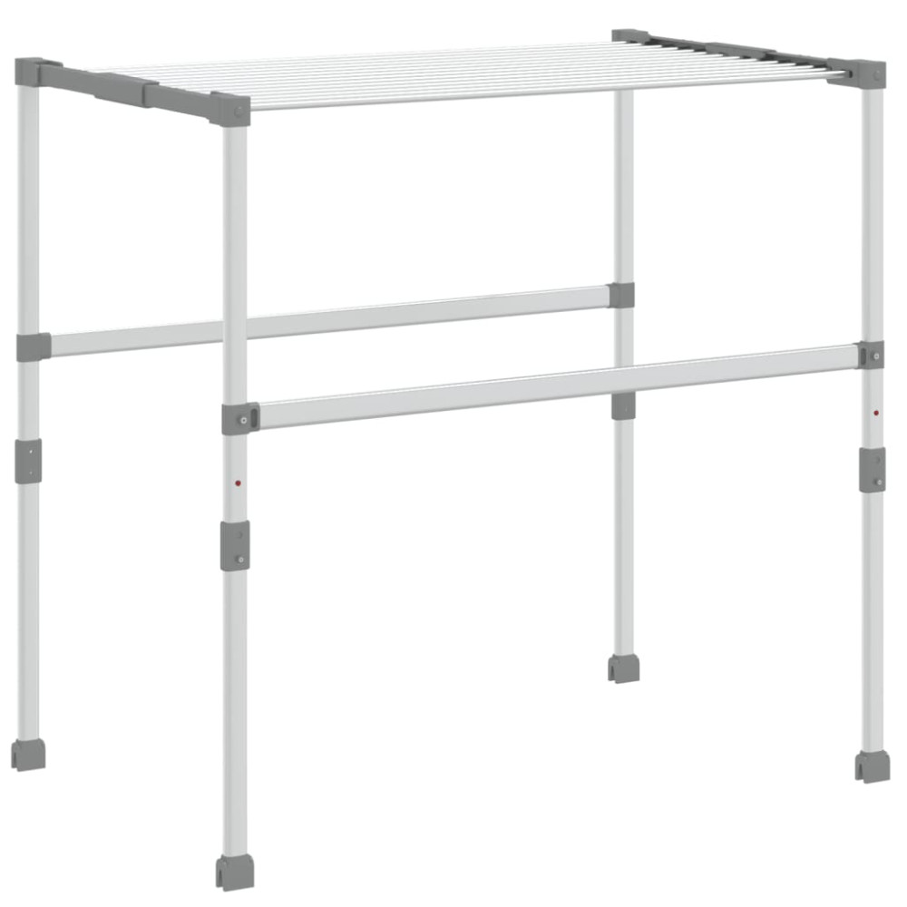 Produktbild för Torkställ 83x (50-55) x (40-85) cm aluminium