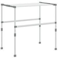 Produktbild för Torkställ 83x (50-55) x (40-85) cm aluminium