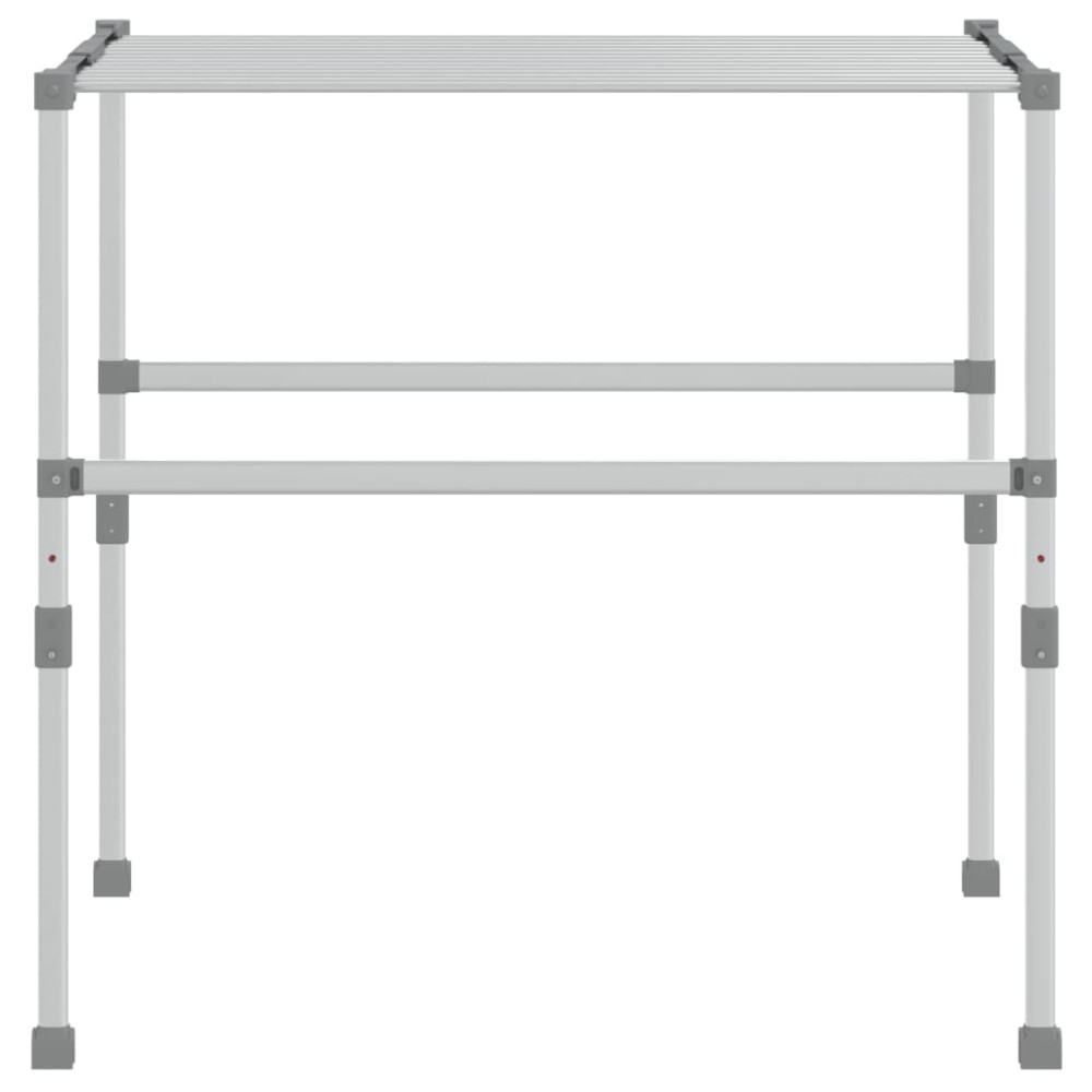 Produktbild för Torkställ 83x (50-55) x (40-85) cm aluminium