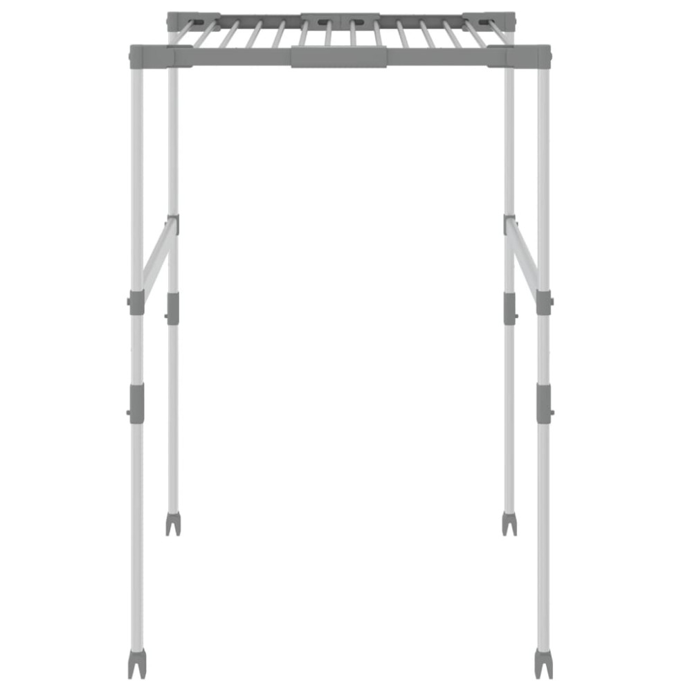 Produktbild för Torkställ 83x (50-55) x (40-85) cm aluminium