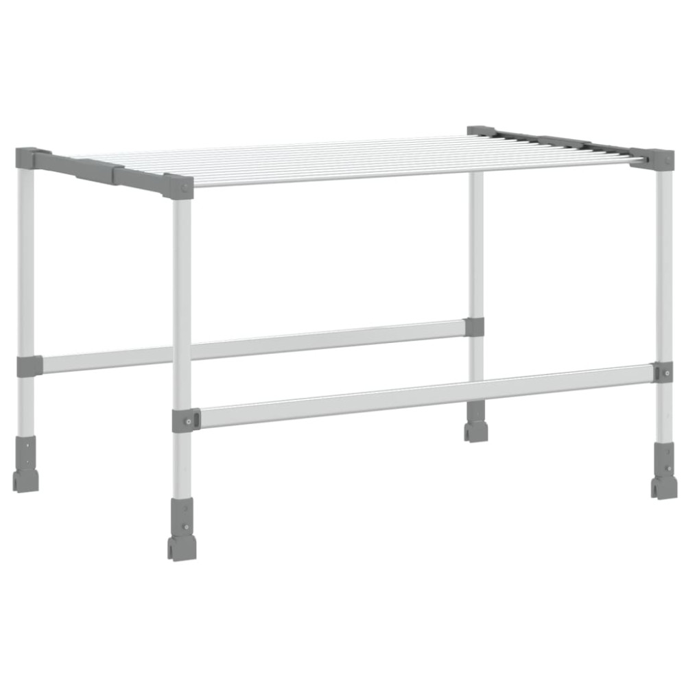 Produktbild för Torkställ 83x (50-55) x (40-85) cm aluminium