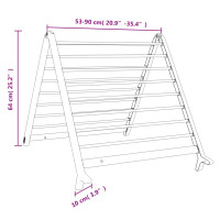 Produktbild för Torkställ för badkar utfällbart 53-90 cm aluminium