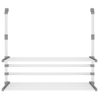 Produktbild för Torkställ för balkong 89x25x (60-95) cm aluminium