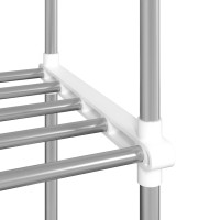 Produktbild för Mikrovågshylla vit 51x27x63 cm aluminium