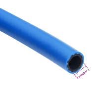 Produktbild för Tryckluftsslang blå 0,6" 10 m PVC