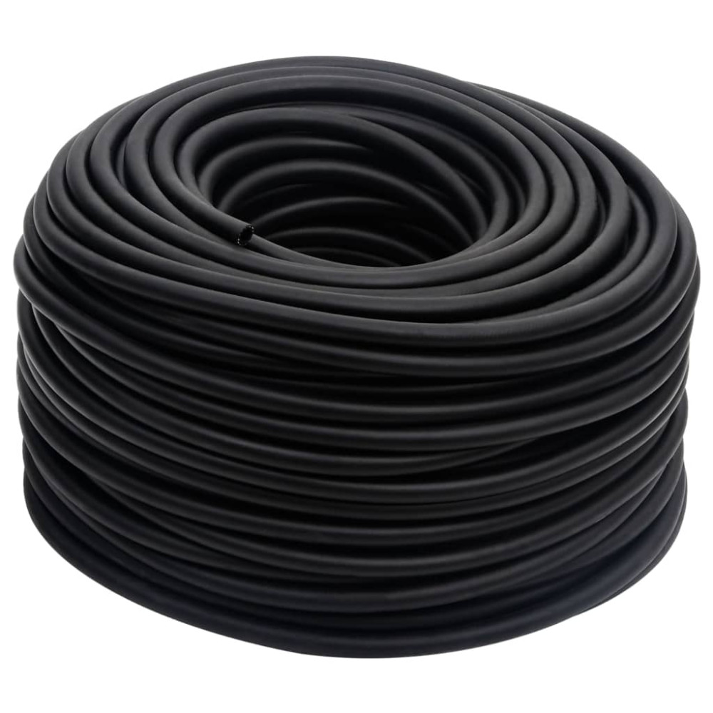 Produktbild för Luftslang hybrid svart 0,6" 100 m gummi och PVC