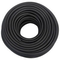 Produktbild för Luftslang hybrid svart 0,6" 100 m gummi och PVC