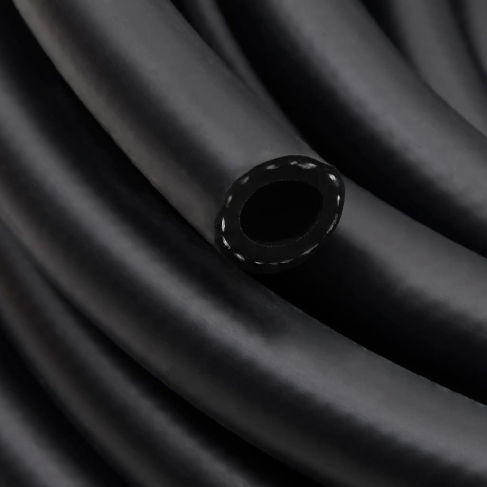 Produktbild för Luftslang hybrid svart 0,6" 100 m gummi och PVC