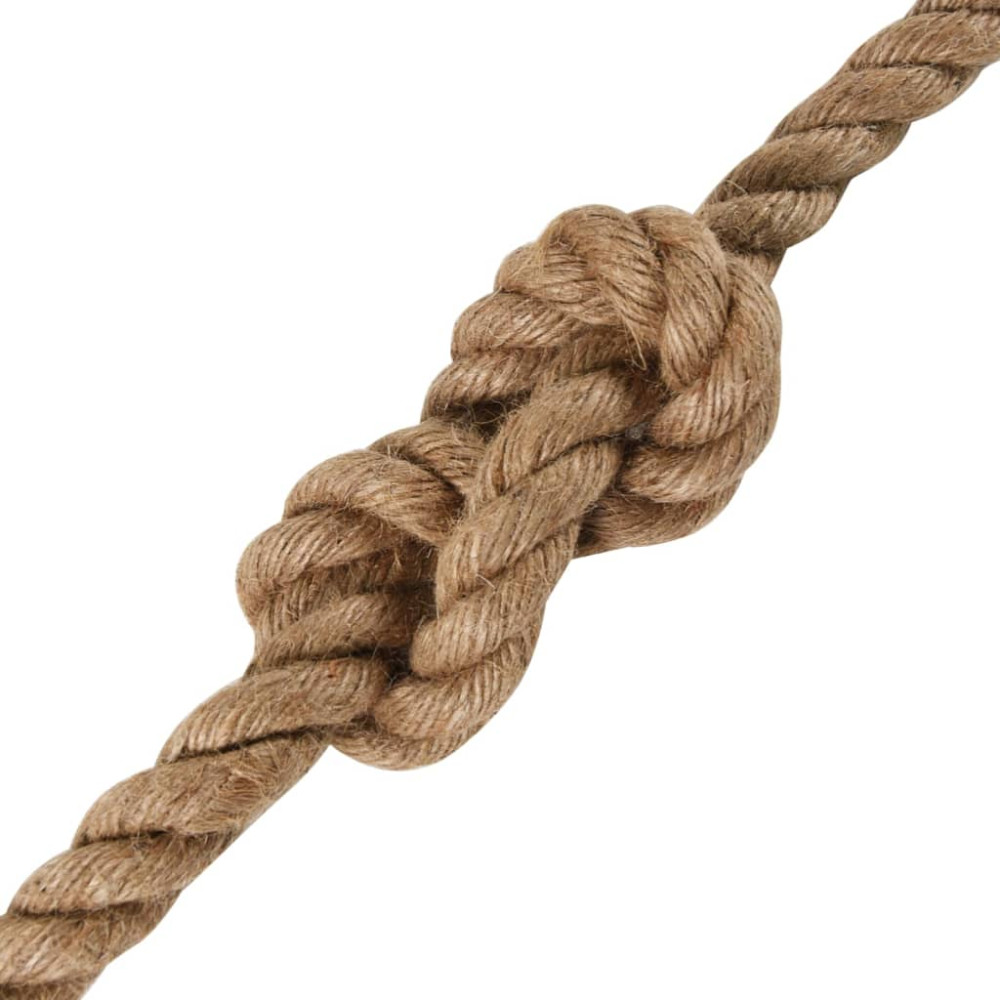 Produktbild för Juterep 25 m långt 40 mm tjockt