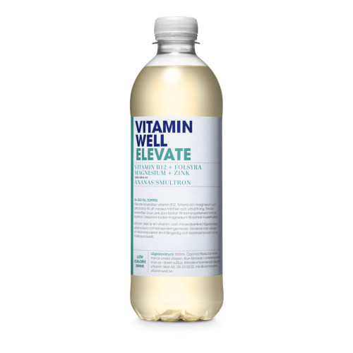 Vitamin Well ELEVATE ANANAS & SMULTRON 50CL